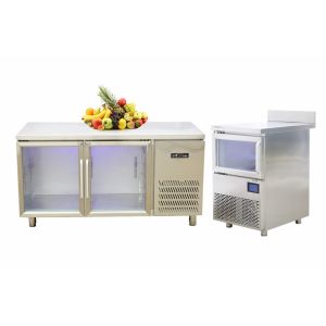 220V Blue Light Inside Refrigerator R404A Refrigerant 1500 * 600 * 850MM