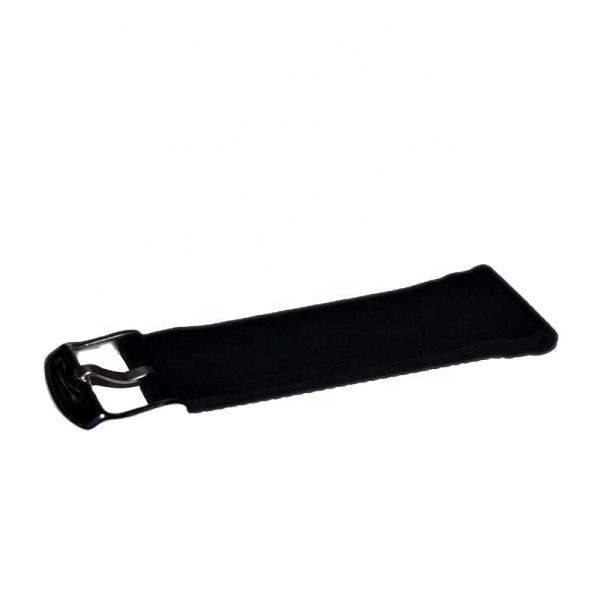 Buy Custom Silicone Rubber Watch Band with Metal Insert at wholesale prices