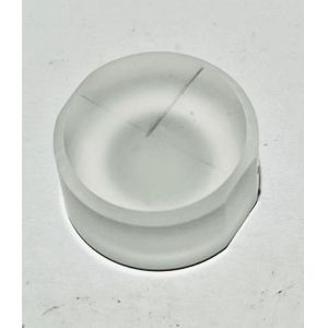 Piezoelectric Quartz Endcap For Thickness Shear Mode Pressure Sensing