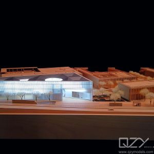 OEM Aluminum 3D Architecture Design Cube Modeling 1/200