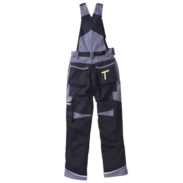 Men'S Elastic Workwear Bib Pants​ Lightweight Fashion Bib Trousers For Indoor