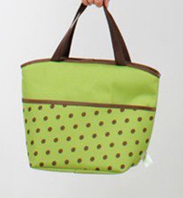 Insulated Tote Bag Green Personalized Cooler Bags