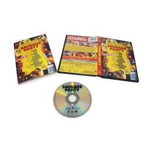 Free DHL Shipping@Disney Cartoon DVD Moveis Sausage Party Wholesale!!