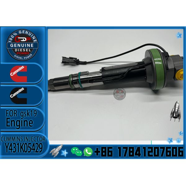 High Quality Common Rail Diesel Fuel Injector Y431K05429 4964170 For Cummins QSK19 QSK38 QSK60