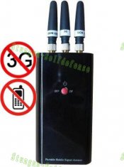 808HA portable GSM+3G cell phone signal jammer/blocker