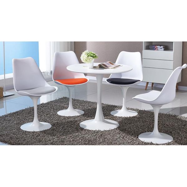 Tulip chair/simple dining chair/modern leaning chair can rotate dining chair to receive guests leisure negotiation chair