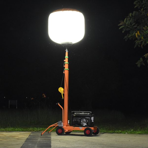 Buy 700W Portable LED Generator Mobile Light Tower for Construction and Outdoor Lighting Needs at wholesale prices