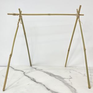 Eco Friendly Decorative Raw Bamboo Poles Dia.0.8cm x 100cm Length