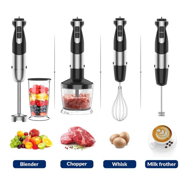 Buy Powerful 800W Stainless Steel Stick Blender With Whisk / Milk Frother at wholesale prices