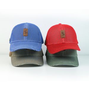 Full Mesh 6 Panel Quick Dry 58cm Fitted Baseball Cap