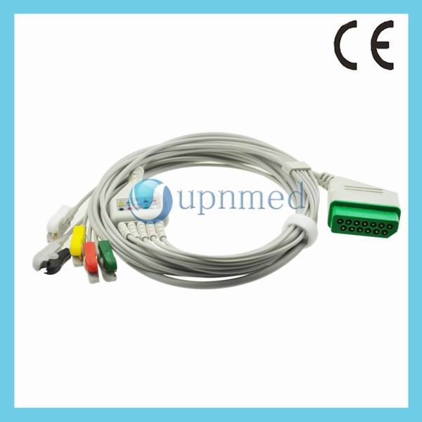 Buy Nihon Kohden 5 lead ECG Cable,Clip,IEC at wholesale prices