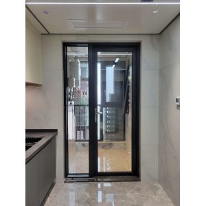 EPDM Seal Aluminum Casement Doors Powder Coated 2mm Thickness