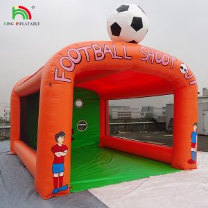 Carnival Inflatable Football Toss Game , Inflatable Soccer Shooting