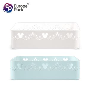 Mickey Mouse hollow-out pattern Reusable Plastic storage box food containers