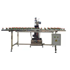 Glass Edging Machine Type Horizontal Glass Washing Cross Belt Grinding Machine