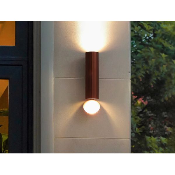 Outdoor waterproof minimalist modern simple villa courtyard background wall lamp high-grade atmosphere personality decorative wall lamp