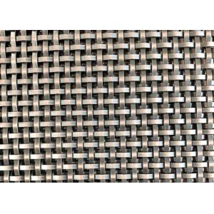 Decorative Brass Wire Mesh with 50mm*50mm Mesh Size 4.0mm Opening and 1.6mm Thickness for Architectural Design