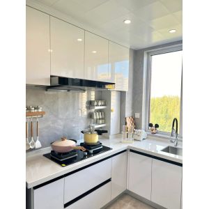 Custom Acrylic Lacquer Design Kitchen Cabinets For Global Projects