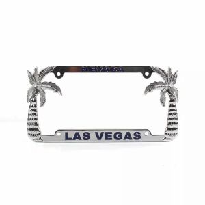 Customized Car License Plate Frame Black License Plate Holder Fashion Portaplaca