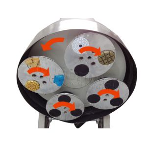 Four Planetary Grinding Plates Electric Concrete Grinder With 650mm Width