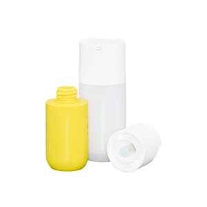 Custom 30ml 50ml PETG Sunscreen Lotion Airless Bottle Cosmetic Skincare