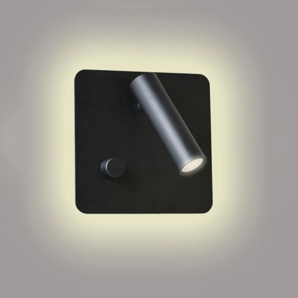 LED Wall Lamp With Dimming Switch 3W Bedside wall lamp Bedroom Reading Wall Sconce Light For book room Hotel Apartment