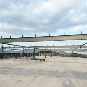 Solid H-shape Steel Beam Multi-Story Steel Structures for Professional Modern