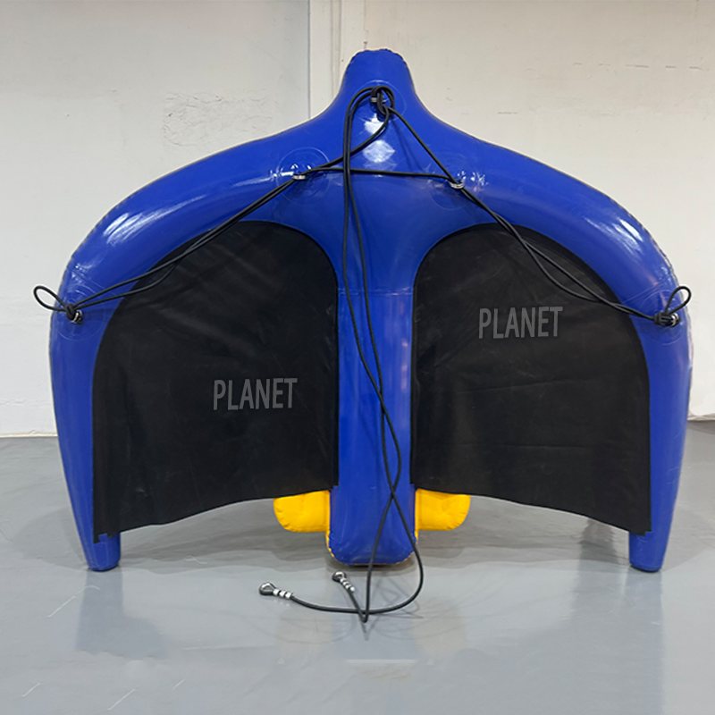 Hot Sale Water Sports Inflatable Manta Flying Ray PVC Flying Fish Tube Mantaray Inflatable Boat for Sea
