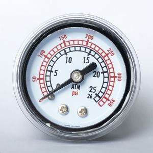 EN837-1 Medical Pressure Gauge 26 ATM Anesthesia Machine Angioplasty Inflation