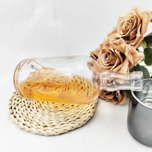 500ml Whiskey Bottle Glass for Vodka Brandy Whiskey Hot Stamping Surface