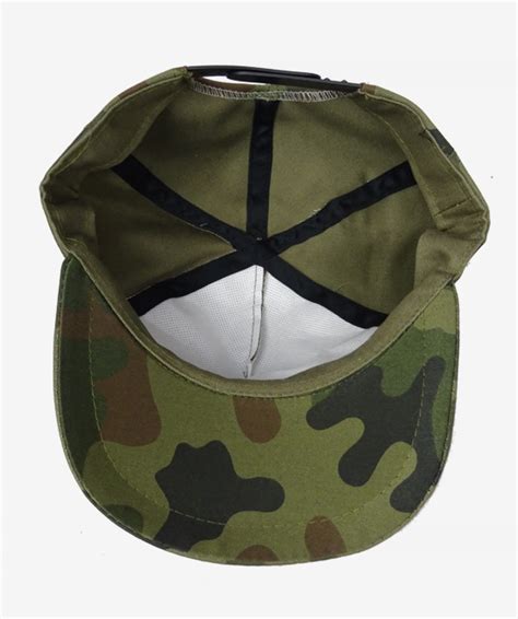Camouflage Acrylic Fabric Snapback Baseball Caps 7 Holes Closure Available