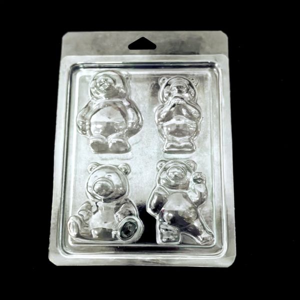 Custom Clear Plastic Wax Melt Blister Packaging Clamshell Packaging For Candle Wax Blister Candle Box With Hanger