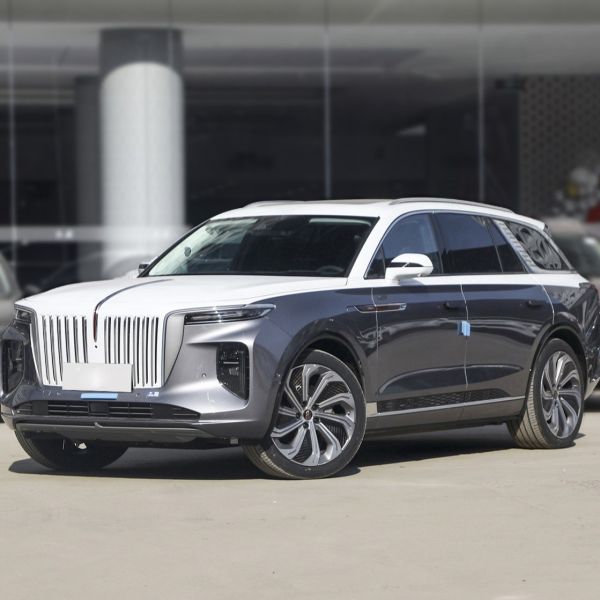 Super luxury electric SUV Hongqi E-HS9 2021 2022 white and black de-stocking and