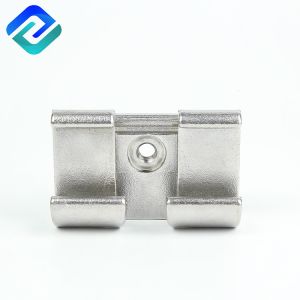 DWG Railing Glass Panel Mounting Clips AISI DIN Shot Blasting