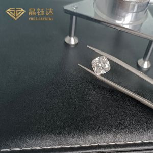 China Polish Cut Certified Lab Grown Diamonds Square Cushion White on sale