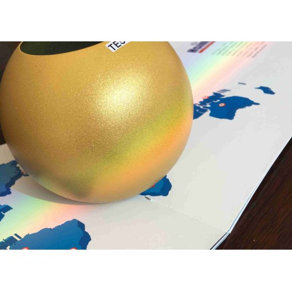 Buy Hsinda Gold Powder Coat , Industrial Powder Coating Environmental Protection at wholesale prices