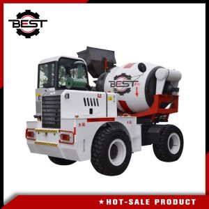China Durable 2.5m3 Mobile Concrete Mixer Truck With Hydraulic Electronic Balance on sale