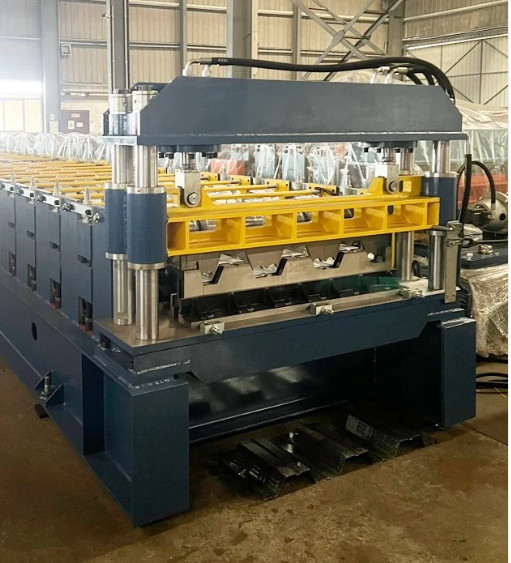 915 Floor Deck Roll Forming Machine Full Automatically Hydraulic System