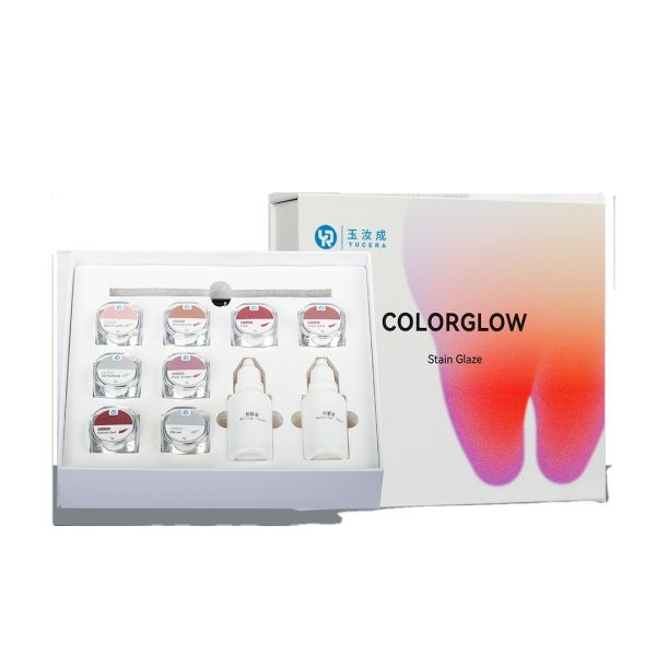Buy Unique Smile Solutions Yucera 18-Color Ceramic Zirconia Staining Kit Natural Glow for Dental Lab Creations at wholesale prices