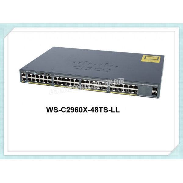 Cisco Switch WS-C2960X-48TS-LL 2960-X 48 Gige, 2 X 1G SFP, Lan Lite Network