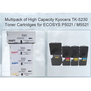 Kyocera ECOSYS M5521 ECOSYS P5021 Printers Toner cartridge TK-5230 Multipack CMYK