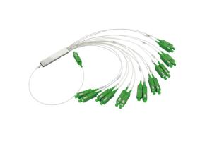 1X16 Blockless Planar Lightwave Circuit PLC SC APC PLC Splitter with Equal Ratio Output for CATV