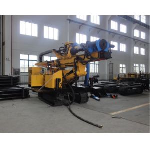 Geotechnical Anchor Drilling Rig , Rock Drilling Equipment Crawler Mounted