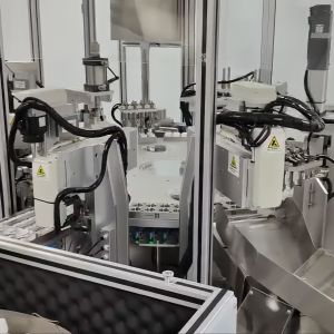 China CRC Cap Automated Assembly Machine Turntable Type Operation Feeding Elevator Feeding Higher Efficiency on sale China CRC Cap Automated Assembly Machine Turntable Type Operation Feeding Elevator Feeding Higher Efficiency on sale