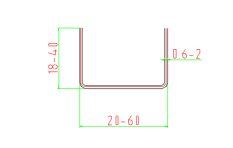 15kw U Channel Roll Forming Machine Wire - electrode cutting 0.6 - 2.0mm