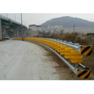 Highway Traffic Safety Roller Barrier EVA Buckets Anti - Crollision Function