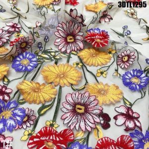 Supoo Luxury French African Bridal Wedding Floral Mesh Embroidery Tulle Lace