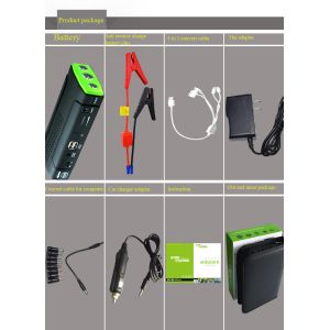 portable emergency tools auto jump starter power bank 13600mah