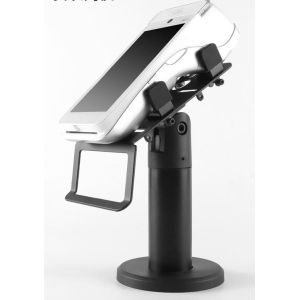 Aluminum Alloy Payment Terminal Stand Black Plastic Credit Card Holder