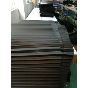 flat PVC + fibre cloth folded bellow covers for open type fiber metal laser